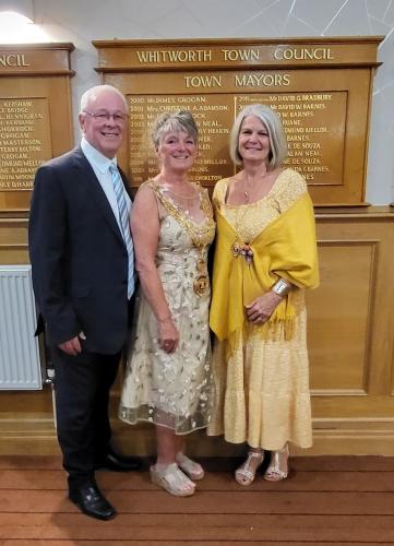 Cllr Janet Whitehead is elected as the Mayor of Whitworth 2025-2026